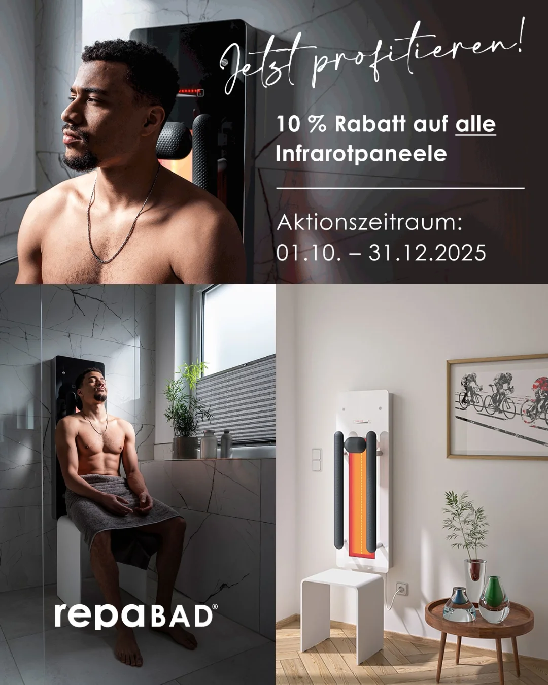 Angebot repabad Infrarotpaneele